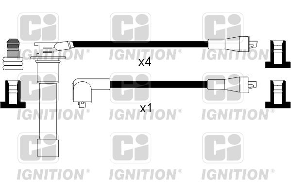 QUINTON HAZELL Комплект проводов зажигания XC446